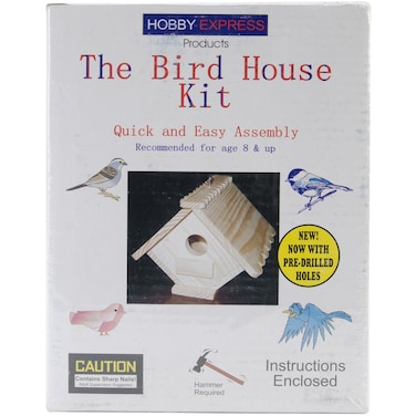 Pinepro Unfinished Wood Kit Bird House