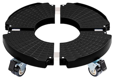 Idzo Heavy Duty Plant Caddy with Wheels 440lbs Capacity Adjustable 1521 in Black