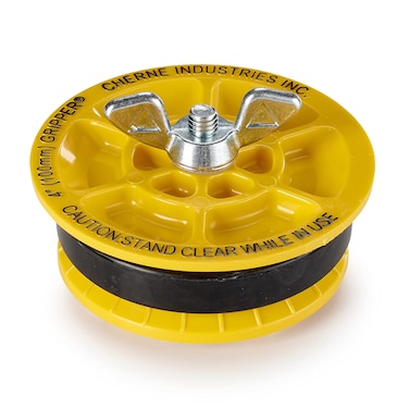 Oatey 270245 End of Pipe Gripper Mechanical Plug 4 Yellow