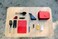 MSR Alpine Deluxe Kitchen Set  RedBlack