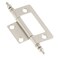 Hickory Hardware P8294SN Self Mortise Collection FlushFull Inset Hinges for Face Frame Cabinets  Free Swinging SelfClosing Hinge  Easy Installation  Satin Nickel Finish Pack of 1 Pair