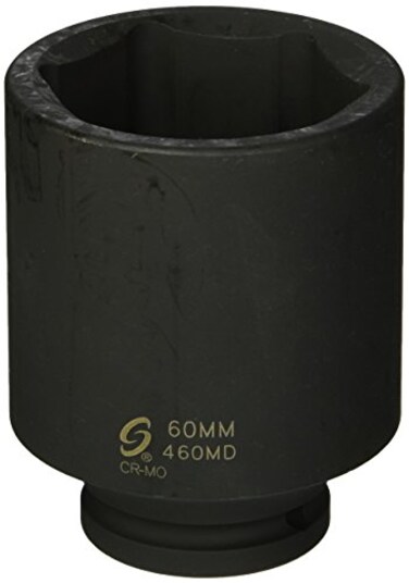 Sunex 460MD 34Inch Drive Deep 6 Point Metric Impact Socket 60Mm