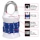 Master Lock Word Combination Lock Set Your Own Word Lock for Gym and School Lockers Colors May Vary 1535DWD