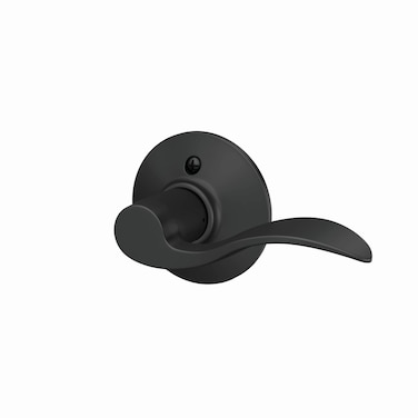 Schlage F170 ACC 622 RH Right Handed Accent Door Lever One Sided NonTurning Dummy Door Handle Matte Black