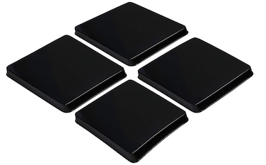 Reston Lloyd G105B Square Gas Stove Burner Covers Set of 4 Black 9 x 075 x 9 Length x Width x Height