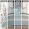 Madison Park Dawn 100 Cotton Duvet Set Floral Shabby Chic Design All Season Comforter Cover Bedding Matching Shams Percale Light Weight Bed Comforter Covers King104x92 Blue 9 Piece  Aqua