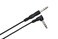 Hosa CSS105R 14 TRS to Right Angle 14 TRS Balanced Interconnect 5 Feet