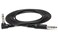 Hosa CSS105R 14 TRS to Right Angle 14 TRS Balanced Interconnect 5 Feet