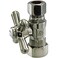 Kingston Brass CC44458X Vintage 58Inch IPS X 12Inch OD Comp QuarterTurn Straight Stop Valve 218Inch Brushed Nickel