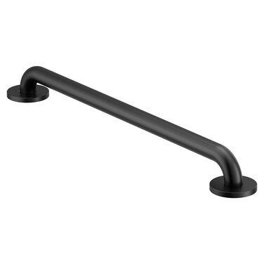 Moen Concealed Grab Bar AC Matte Black 24Inch Bathroom Safety Grab Bar R8724BL