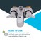 EZFLO TwoHandle AddOn Shower Diverter Bathcock Chrome Plated 11129