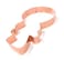 Large Traditional Snowman Cookie Cutter Handcrafted Copper Kitchen Gifts by The Fussy Pup