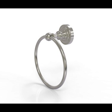 Allied Brass DT16 Dottingham Collection Towel Ring Satin Nickel