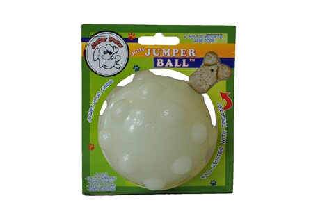 Jolly Pets Jolly Jumper Large 4 Bouncing Dog Toy Ball Glows in The Dark