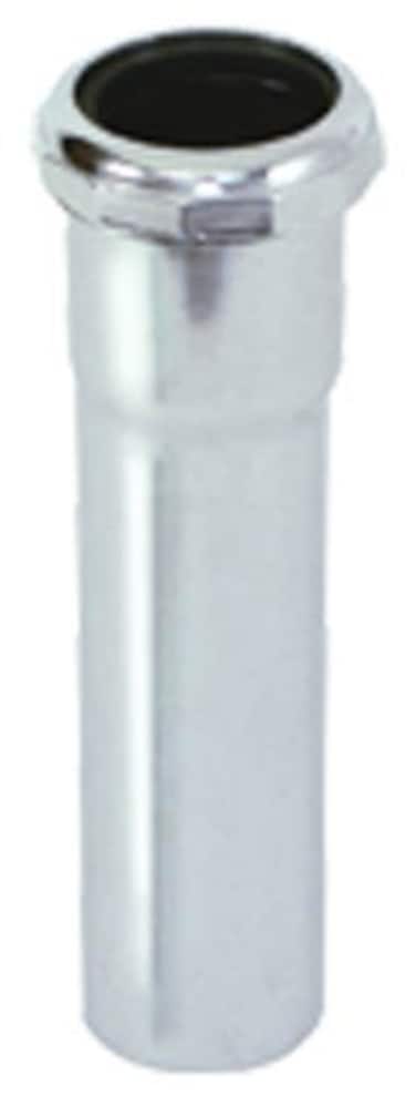Eastman 114 Inch Heavy Duty Extension Tube with Slip Joint Connection 12 Inch Length 22 Gauge Brass Plumbing Fitting Chrome 35106