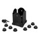 Ozco Building Products 56607 Laredo Sunset 4x4 Post Base Kit 1 per Pack  Black