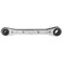 Klein Tools 68310 Ratcheting Refrigeration Wrench Made in USA Reversible Wrench with 316 and 516Inch Square and 14 and 38Inch Square Sizes