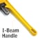 Tradespro 830918 18Inch Heavy Duty Pipe Wrench Yellow