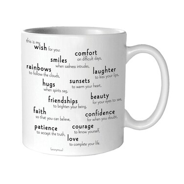 Quotable My Wish For You  Anonymous Mug  Quotes Kitchen Home MUGG158QUOTE