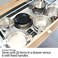 Cristel Strate Bain Marie 1 quart Silver