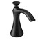 Moen S3946BL Transitional Deck Mounted Kitchen Soap Dispenser with Above the Sink Refillable Bottle Matte Black