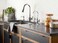 Moen S3945C Traditional Deck Mounted Kitchen Soap Dispenser with Above the Sink Refillable Bottle Chrome