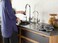 Moen S3945C Traditional Deck Mounted Kitchen Soap Dispenser with Above the Sink Refillable Bottle Chrome