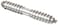 The Hillman Group 43435 516Inch x 4Inch Dowel Screw 15Pack  Zinc