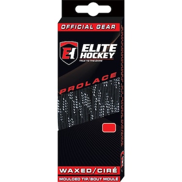 Elite Hockey Prolace Waxed Hockey Skate Laces Black 72
