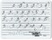 Template Cursive Lowercase Letters and Numbers