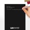 LUXPaper 85 x 11 Cardstock  Letter Size  Midnight Black  100lb Cover 183lb Text  50 Qty
