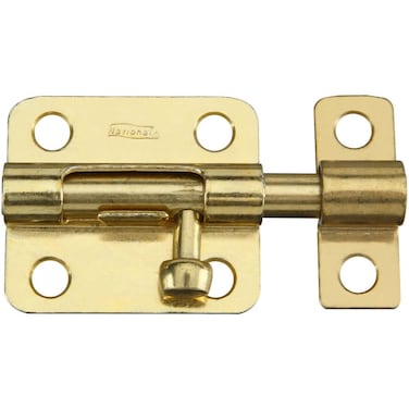 National Hardware N151480 V834 Barrel Bolt in Brass212 Inch
