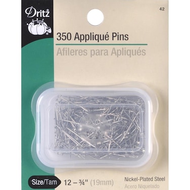 Dritz 42 Appliqu Pins 34Inch 350Count Nickel