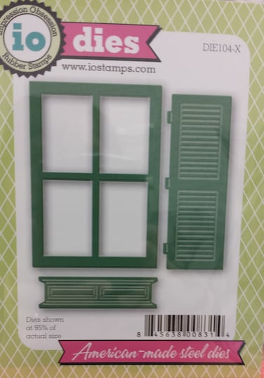 Impression Obsession io Steel Die  DIE104X Window With Shutter Die US American Made