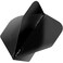 RED DRAGON Hardcore Black Extra Thick Standard Dart Flights  5 Sets Per Pack 15 Dart Flights in Total