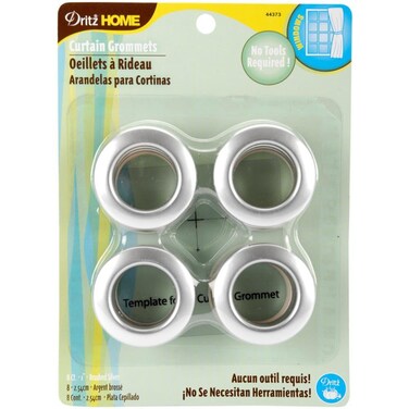 Dritz 1 Nickel Curtain Grommets 8 Count