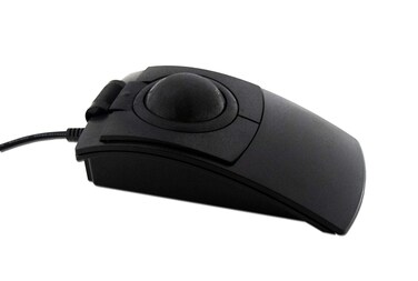 Xkeys LTrac Black Trackball Mouse with Laser Tracking Technology Made in USA