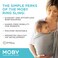 Moby Ring Sling Wrap Carrier  HandsFree Versatile Support Wrap for Mothers Fathers and Caregivers  Breathable Baby Wrap Carrier for Newborns Infants  Toddlers  Supports 830 lbs  Pewter
