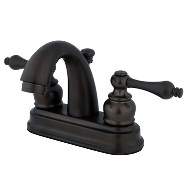 Kingston Brass KB5615AL Restoration 4Inch Centerset Lavatory Faucet Oil Rubbed Bronze