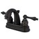 Kingston Brass KB5615AL Restoration 4Inch Centerset Lavatory Faucet Oil Rubbed Bronze