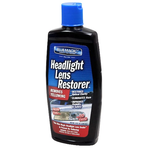 Blue Magic 725CD06 Headlight Lens Restorer  8 oz