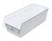 AkroMils 30088 Plastic Nesting ShelfMax Storage Bin Box 18Inch x 8Inch x 6Inch Clear 8Pack