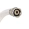 Eastman 12 Inch Flexible Faucet Connector 12 Inch FIP Outlet x 38 Inch Compression Inlet Connection Reinforced PVC Supply Line with NickelPlated Brass Nuts 48130