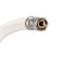 Eastman 12 Inch Flexible Faucet Connector 12 Inch FIP Outlet x 38 Inch Compression Inlet Connection Reinforced PVC Supply Line with NickelPlated Brass Nuts 48130