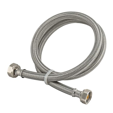 Eastman 36 inch SteelFlex Faucet Connector 12 Inch FIP x 12 Inch FIP Braided Stainless Steel Faucet Supply Line 48020