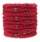 L Erickson Grab  Go Pony  Red  8 Pack Ponytail Holder Hair Ties