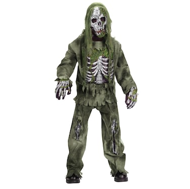 Fun World Costumes Kids Skeleton Zombie Costume  L