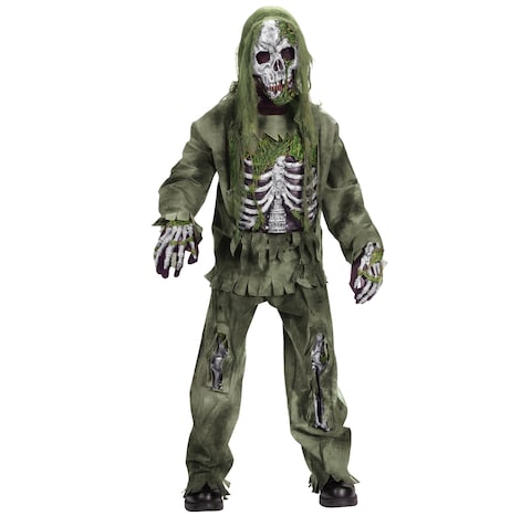 Fun World Costumes Kids Skeleton Zombie Costume  L