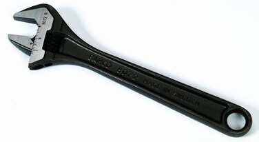 Bahco 8072 R US Adjustable Wrench 10Inch Black