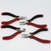 The Beadsmith Ergonomic Pliers Set  Extra Fine Tips  5 Inches 4Pieces Round Nose Chain Nose Flat Nose  SemiFlush Side Cutter  Leatherette Carrying Case Included  Tools for Jewelry Making
